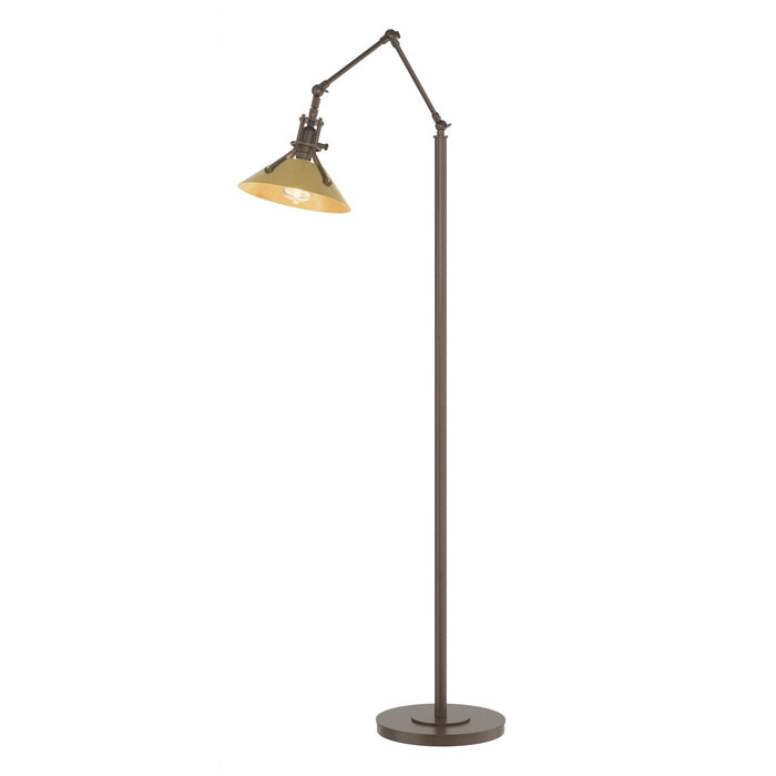 Henry Floor Lamp in Bronze with Modern Brass Accent - 242215-SKT-05-86 by Hubbardton Forge