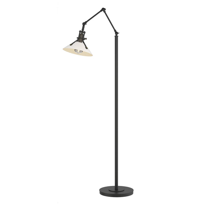 Henry Floor Lamp in Black with White Accent - 242215-SKT-10-02 by Hubbardton Forge