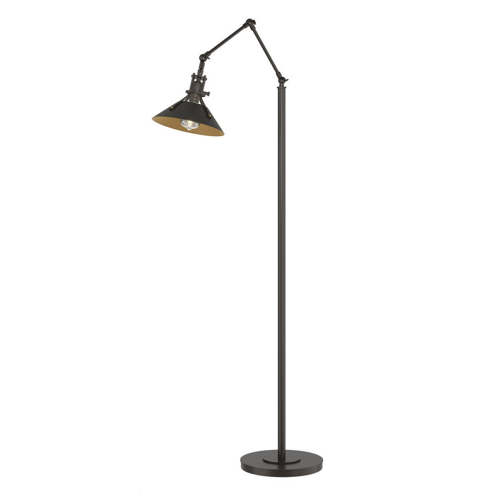 Henry Floor Lamp in Oil Rubbed Bronze with Black Accent - 242215-SKT-14-10 by Hubbardton Forge