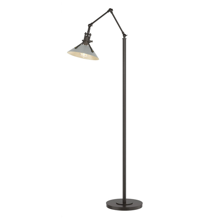 Henry Floor Lamp in Oil Rubbed Bronze with Vintage Platinum Accent - 242215-SKT-14-82 by Hubbardton Forge