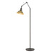 Henry Floor Lamp in Natural Iron with Modern Brass Accent - 242215-SKT-20-86 by Hubbardton Forge