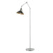 Henry Floor Lamp in Vintage Platinum with Black Accent - 242215-SKT-82-10 by Hubbardton Forge