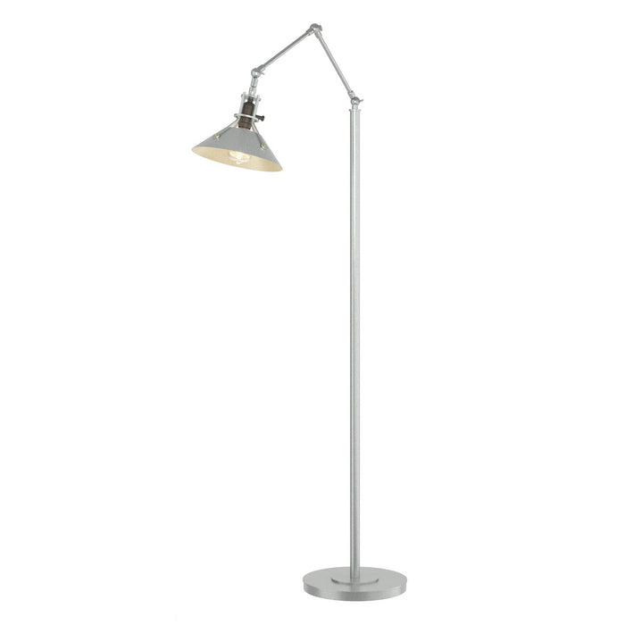 Henry Floor Lamp in Vintage Platinum with Vintage Platinum Accent - 242215-SKT-82-82 by Hubbardton Forge