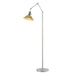 Henry Floor Lamp in Vintage Platinum with Modern Brass Accent - 242215-SKT-82-86 by Hubbardton Forge