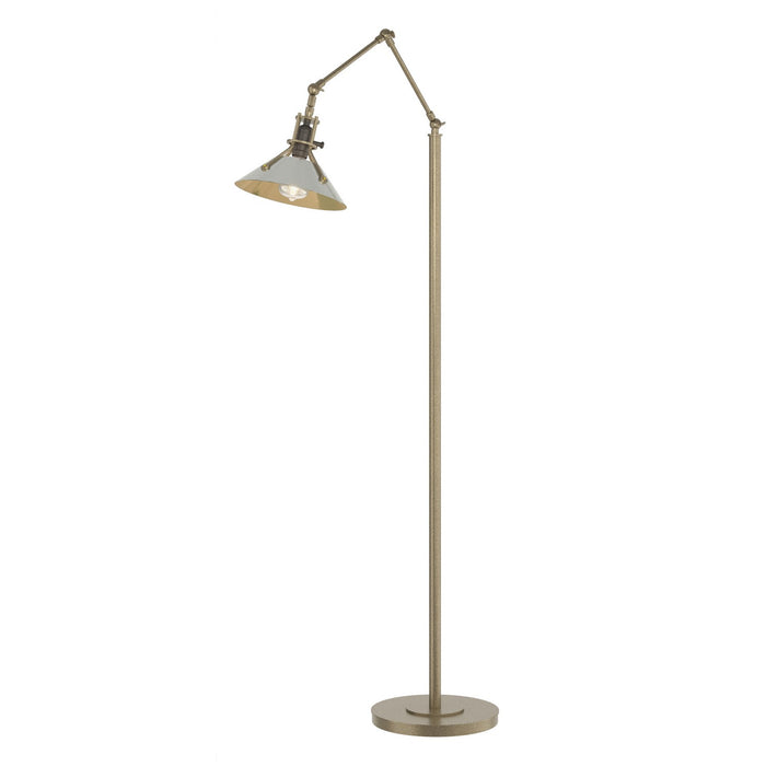 Henry Floor Lamp in Soft Gold with Sterling Accent - 242215-SKT-84-85 by Hubbardton Forge