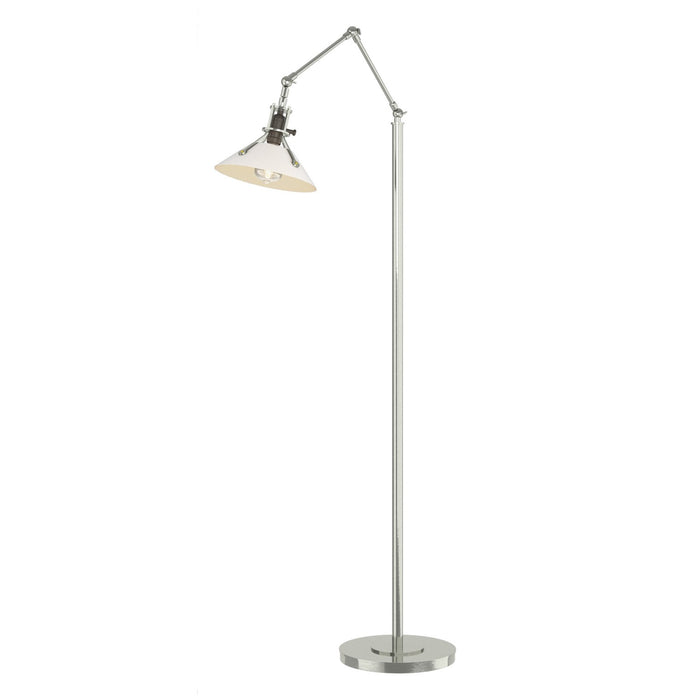 Henry Floor Lamp in Sterling with White Accent - 242215-SKT-85-02 by Hubbardton Forge