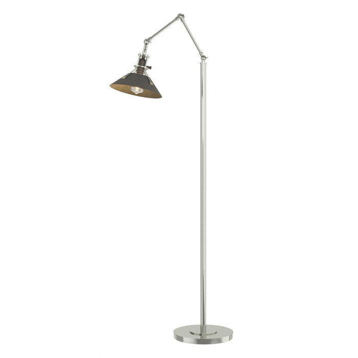 Henry Floor Lamp in Sterling with Natural Iron Accent - 242215-SKT-85-20 by Hubbardton Forge