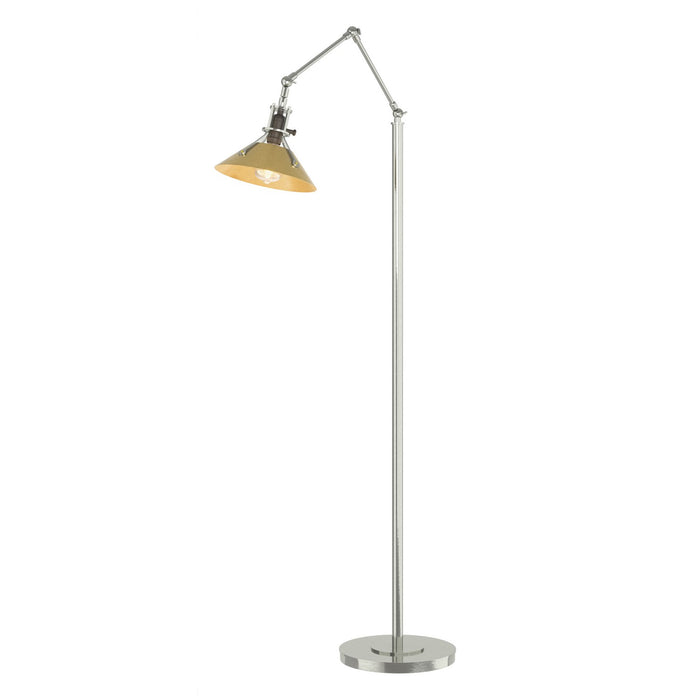 Henry Floor Lamp in Sterling with Modern Brass Accent - 242215-SKT-85-86 by Hubbardton Forge