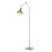 Henry Floor Lamp in Sterling with Modern Brass Accent - 242215-SKT-85-86 by Hubbardton Forge