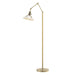 Henry Floor Lamp in Modern Brass with White Accent - 242215-SKT-86-02 by Hubbardton Forge