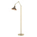 Henry Floor Lamp in Modern Brass with Bronze Accent - 242215-SKT-86-05 by Hubbardton Forge