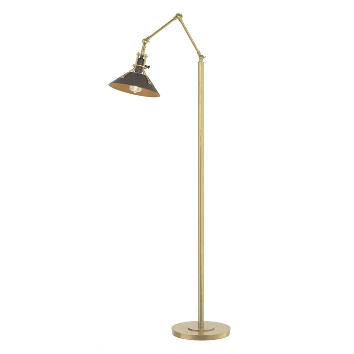 Henry Floor Lamp in Modern Brass with Dark Smoke Accent - 242215-SKT-86-07 by Hubbardton Forge