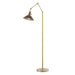 Henry Floor Lamp in Modern Brass with Dark Smoke Accent - 242215-SKT-86-07 by Hubbardton Forge