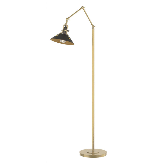 Henry Floor Lamp in Modern Brass with Black Accent - 242215-SKT-86-10 by Hubbardton Forge