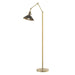 Henry Floor Lamp in Modern Brass with Natural Iron Accent - 242215-SKT-86-20 by Hubbardton Forge