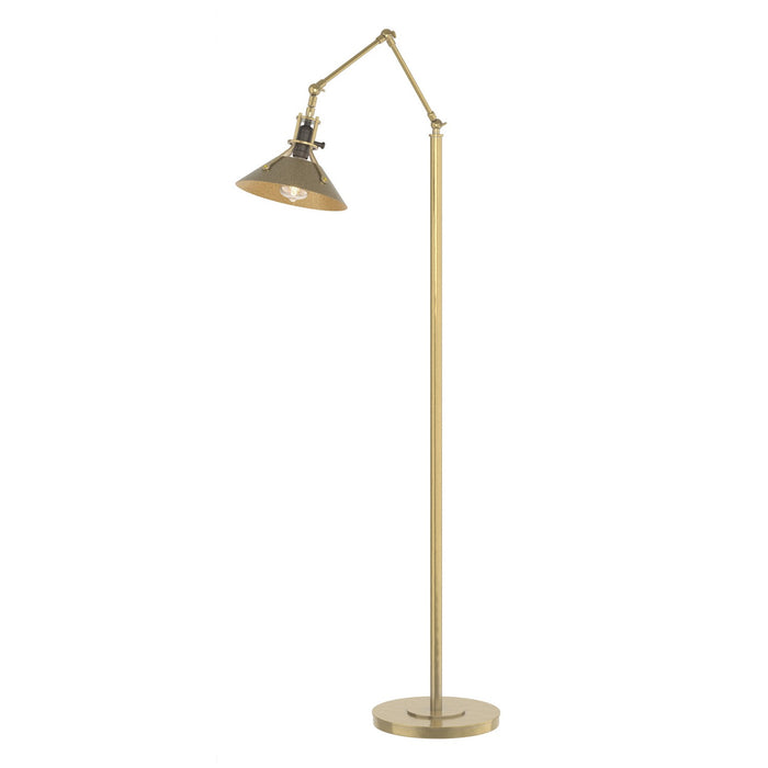 Henry Floor Lamp in Modern Brass with Soft Gold Accent - 242215-SKT-86-84 by Hubbardton Forge