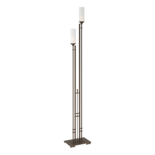 Metra Twin Tall Floor Lamp in Bronze - 248416-SKT-05-GG0073 by Hubbardton Forge