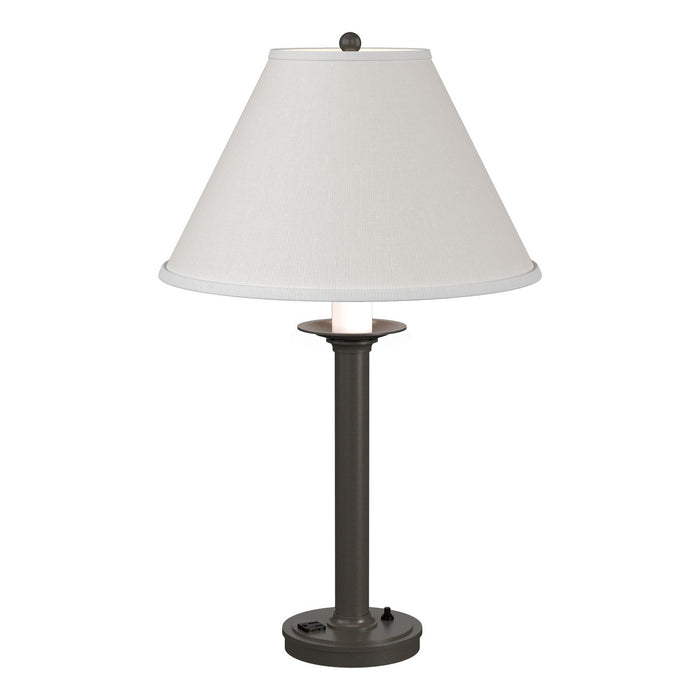 Simple Lines Table Lamp in Dark Smoke - 262072-SKT-07-SF1655 by Hubbardton Forge