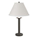 Simple Lines Table Lamp in Dark Smoke - 262072-SKT-07-SF1655 by Hubbardton Forge