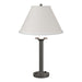 Simple Lines Table Lamp in Natural Iron - 262072-SKT-20-SF1655 by Hubbardton Forge