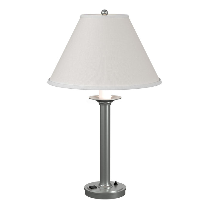 Simple Lines Table Lamp in Vintage Platinum - 262072-SKT-82-SF1655 by Hubbardton Forge