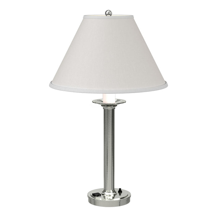 Simple Lines Table Lamp in Sterling - 262072-SKT-85-SF1655 by Hubbardton Forge