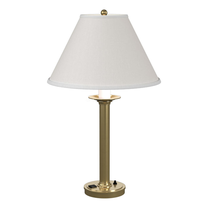 Simple Lines Table Lamp in Modern Brass - 262072-SKT-86-SF1655 by Hubbardton Forge