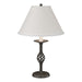 Twist Basket Table Lamp in Dark Smoke - 265001-SKT-07-SF1555 by Hubbardton Forge