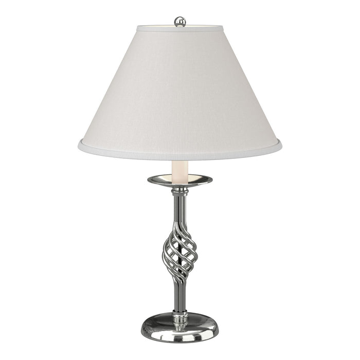 Twist Basket Table Lamp in Sterling - 265001-SKT-85-SF1555 by Hubbardton Forge