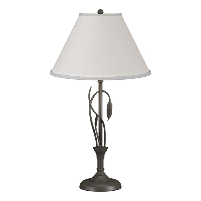 Forged Leaves and Vase Table Lamp in Dark Smoke - 266760-SKT-07-SF1555 by Hubbardton Forge