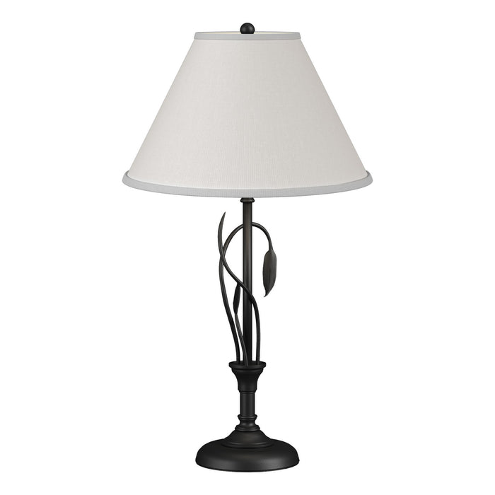 Forged Leaves and Vase Table Lamp in Black - 266760-SKT-10-SF1555 by Hubbardton Forge