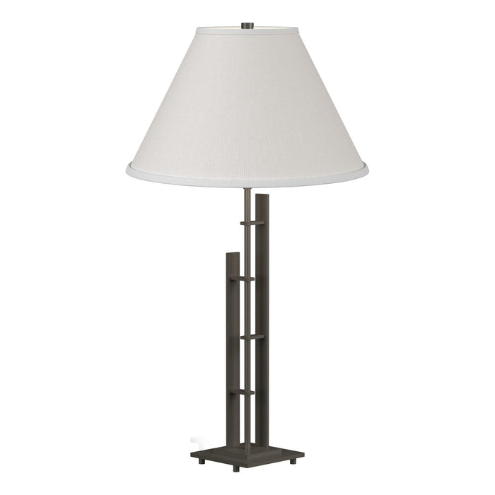 Metra Double Table Lamp in Dark Smoke - 268421-SKT-07-SF1755 by Hubbardton Forge