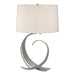 Fullered Impressions Table Lamp in Vintage Platinum - 272674-SKT-82-SE1494 by Hubbardton Forge