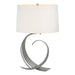 Fullered Impressions Table Lamp in Vintage Platinum - 272674-SKT-82-SF1494 by Hubbardton Forge