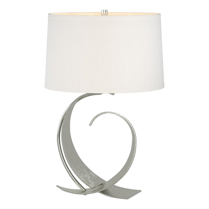 Fullered Impressions Table Lamp in Sterling - 272674-SKT-85-SF1494 by Hubbardton Forge