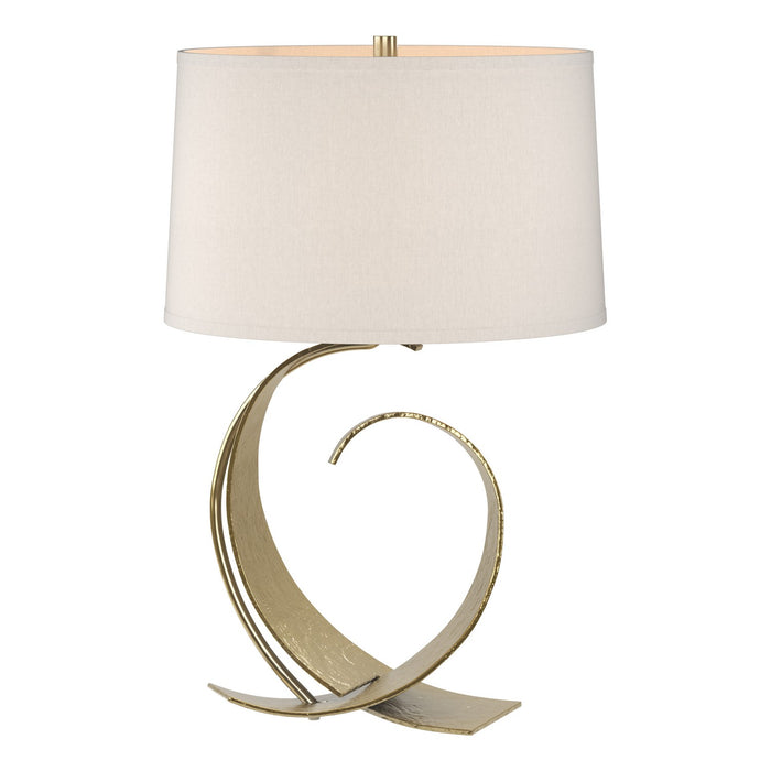 Fullered Impressions Table Lamp in Modern Brass - 272674-SKT-86-SE1494 by Hubbardton Forge