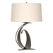 Fullered Impressions Large Table Lamp in Dark Smoke - 272678-SKT-07-SE1794 by Hubbardton Forge