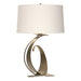 Fullered Impressions Large Table Lamp in Soft Gold - 272678-SKT-84-SF1794 by Hubbardton Forge