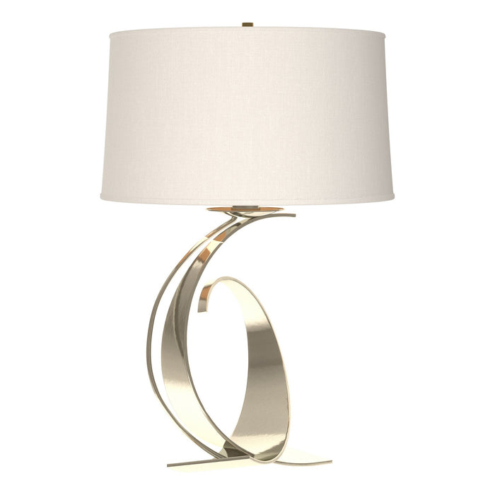 Fullered Impressions Large Table Lamp in Sterling - 272678-SKT-85-SF1794 by Hubbardton Forge