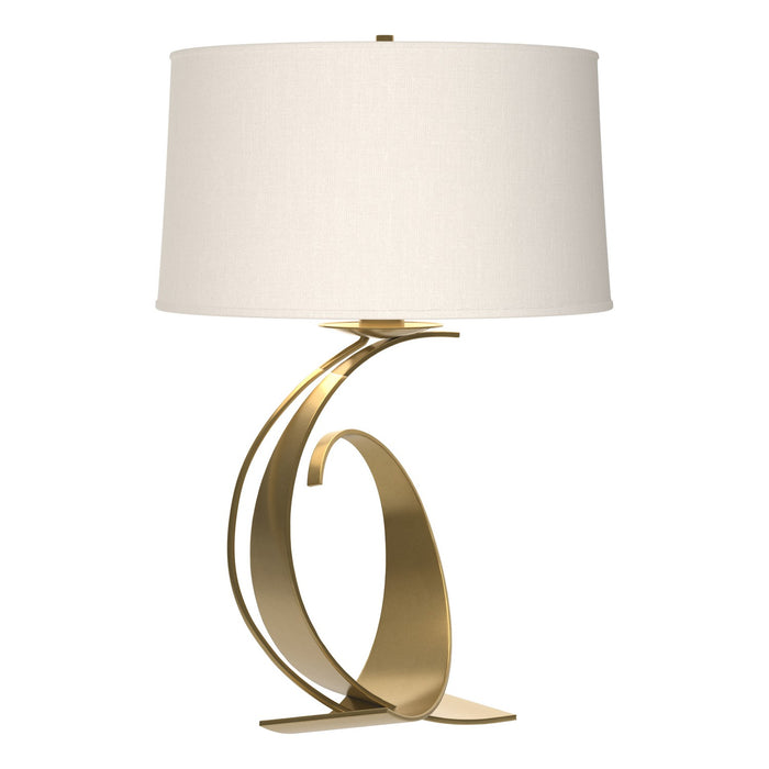 Fullered Impressions Large Table Lamp in Modern Brass - 272678-SKT-86-SF1794 by Hubbardton Forge