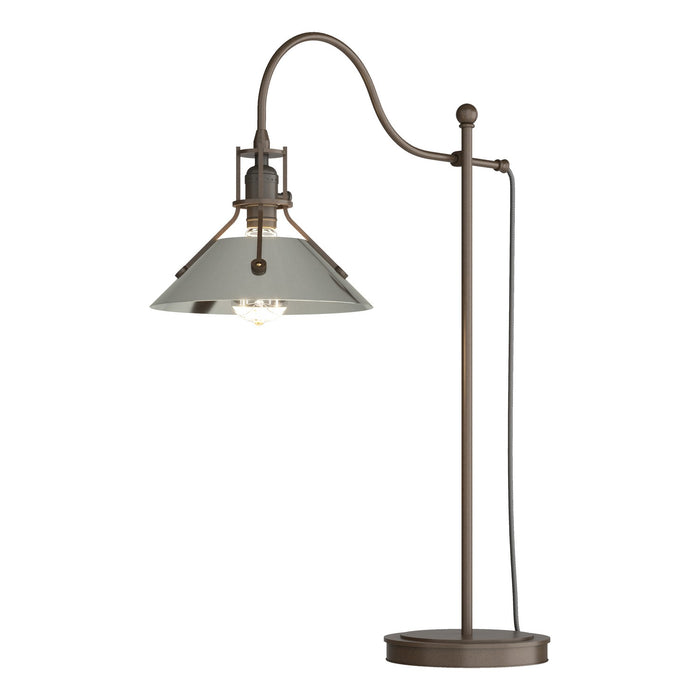 Henry Table Lamp in Bronze with Sterling Accent - 272840-SKT-05-85 by Hubbardton Forge