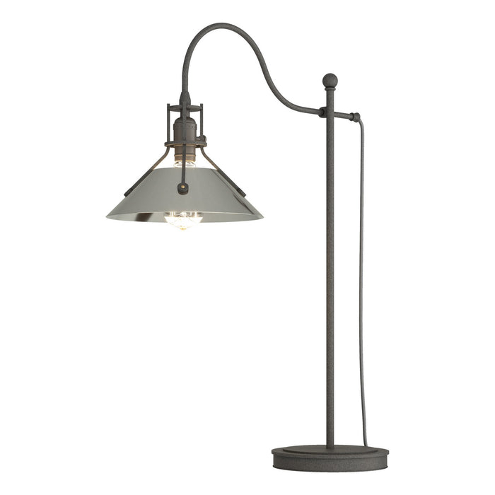 Henry Table Lamp in Natural Iron with Sterling Accent - 272840-SKT-20-85 by Hubbardton Forge