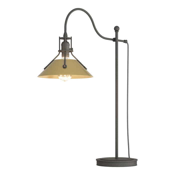 Henry Table Lamp in Natural Iron with Modern Brass Accent - 272840-SKT-20-86 by Hubbardton Forge