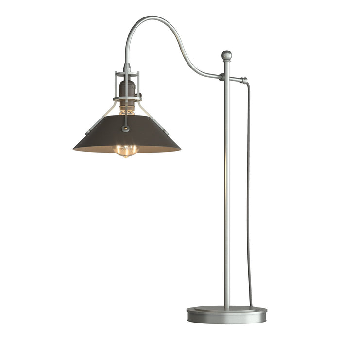 Henry Table Lamp in Vintage Platinum with Dark Smoke Accent - 272840-SKT-82-07 by Hubbardton Forge