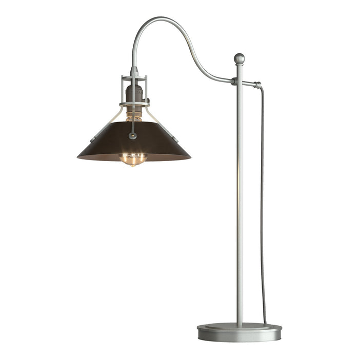 Henry Table Lamp in Vintage Platinum with Oil Rubbed Bronze Accent - 272840-SKT-82-14 by Hubbardton Forge