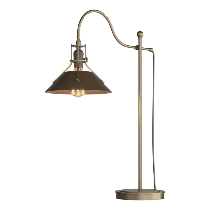 Henry Table Lamp in Soft Gold with Bronze Accent - 272840-SKT-84-05 by Hubbardton Forge