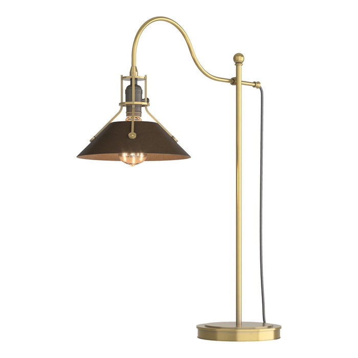 Henry Table Lamp in Modern Brass with Bronze Accent - 272840-SKT-86-05 by Hubbardton Forge