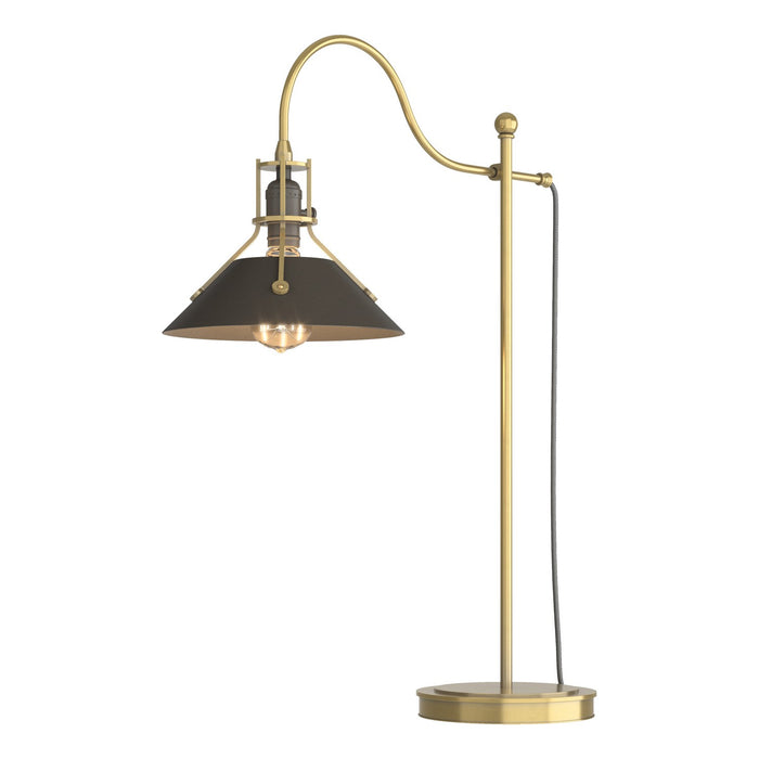 Henry Table Lamp in Modern Brass with Dark Smoke Accent - 272840-SKT-86-07 by Hubbardton Forge