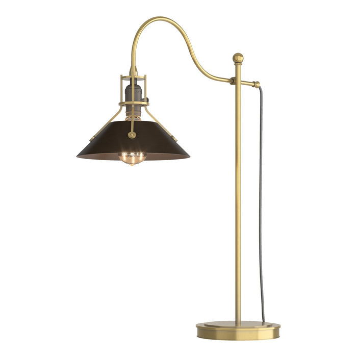 Henry Table Lamp in Modern Brass with Oil Rubbed Bronze Accent - 272840-SKT-86-14 by Hubbardton Forge