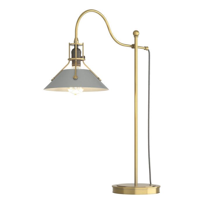 Henry Table Lamp in Modern Brass with Vintage Platinum Accent - 272840-SKT-86-82 by Hubbardton Forge